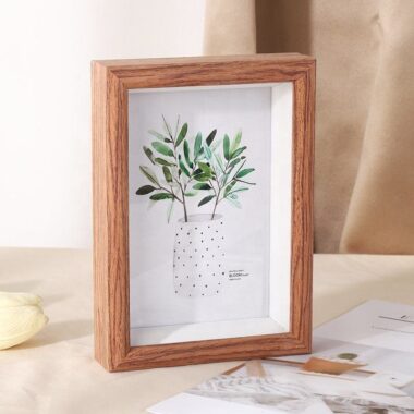 Modern minimalist wood picture frame for home decoration