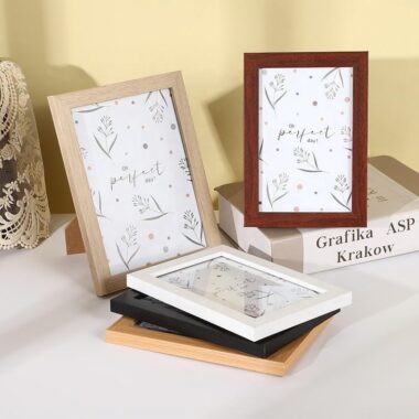 Modern minimalist wood picture frame for home decoration