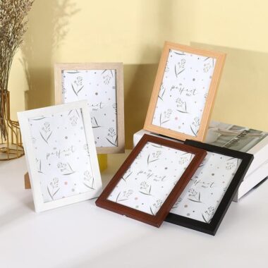Modern minimalist wood picture frame for home decoration