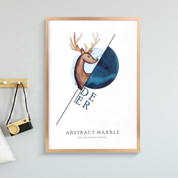 Large Modern Minimalist Multi-Color Metal Picture Frames