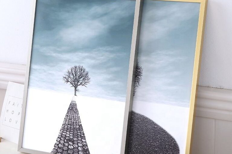 Large Modern Minimalist Multi-Color Metal Picture Frames (7) Large Modern Minimalist Multi-Color Metal Picture Frames