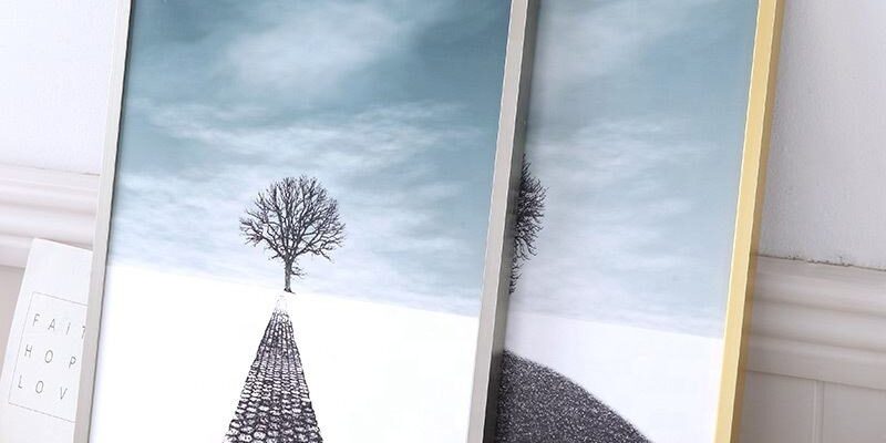 Large Modern Minimalist Multi-Color Metal Picture Frames (7) Large Modern Minimalist Multi-Color Metal Picture Frames