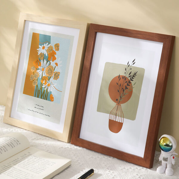 Premium custom modern wood picture frame for elegant décor