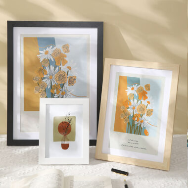 Premium custom modern wood picture frame for elegant décor
