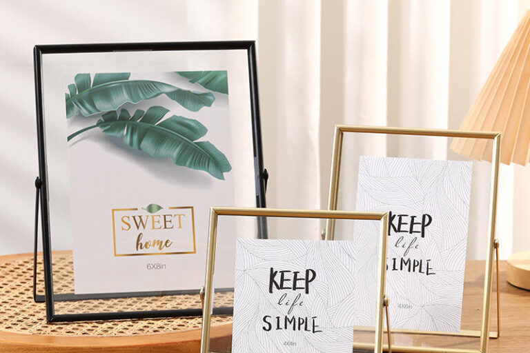 Minimalist Metal Picture Frame – Scandinavian Style Custom Design (5) Nordic Style Custom Metal Picture Frame for Home Decoration