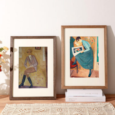Wholesale custom wooden picture frame for home and art decoration