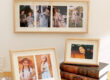 Custom creative wooden picture frame for indoor home decoration