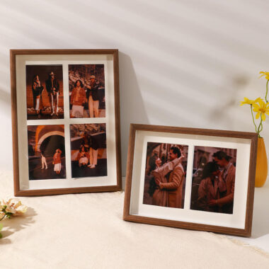Custom creative wooden picture frame for indoor home decoration
