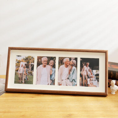 Custom creative wooden picture frame for indoor home decoration