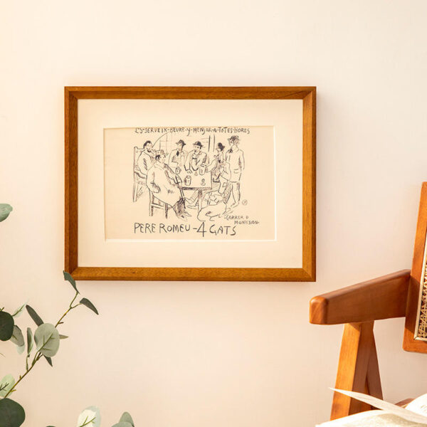 Custom modern wall-mounted wooden picture frame for interior decoration