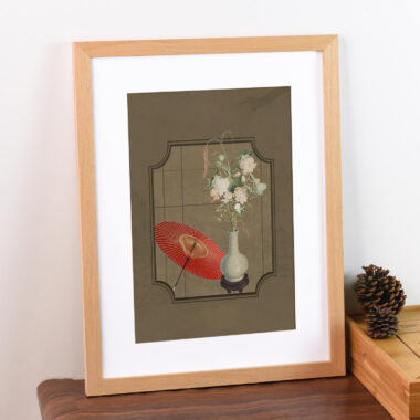 Custom modern minimalist wooden picture frame for stylish home décor