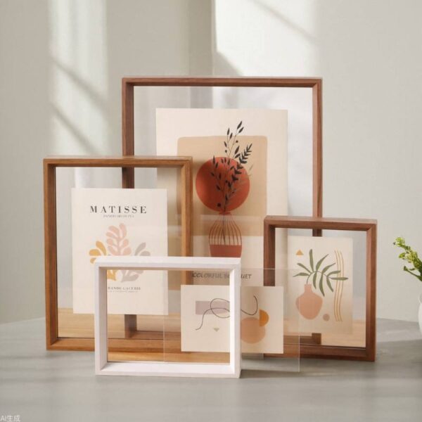 Custom Vintage Wood Picture Frame for Living Room Wall Decoration