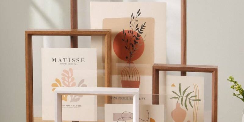 Custom Vintage Wood Picture Frame for Living Room Wall Decoration