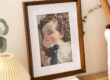 Custom Vintage Wood Picture Frame for Living Room Wall Decoration