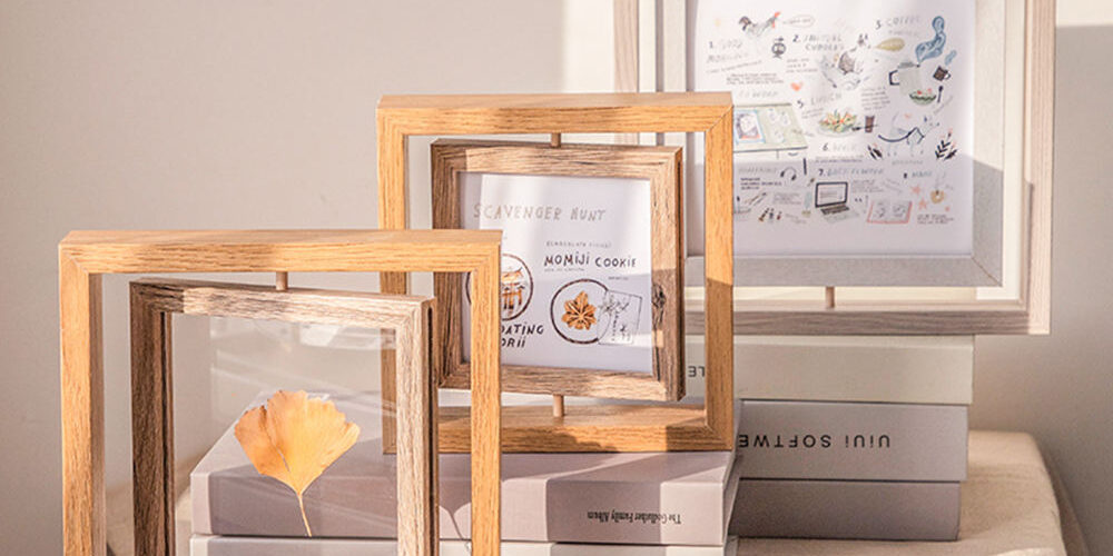 Rotating Wooden Picture Frame – Custom Minimalist Design (7) Custom rotating minimalist wooden picture frame with modern design