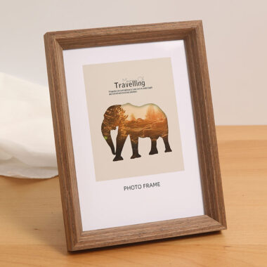 Custom modern minimalist wood picture frames for home decor