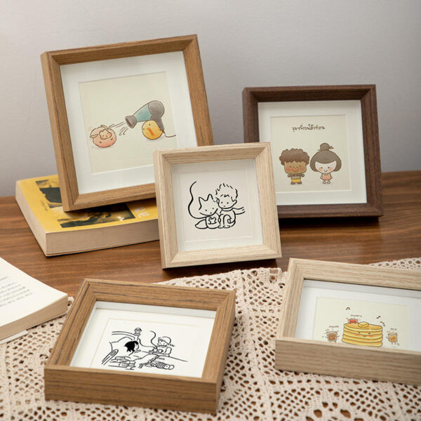 Custom Artistic Wood Picture Frame for Wall Decoration