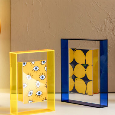 Custom Colorful Acrylic Picture Frame for Creative Photo Display