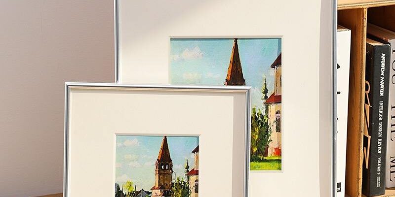 Nordic Classic Custom Metal Picture Frame for Desk and Home Décor