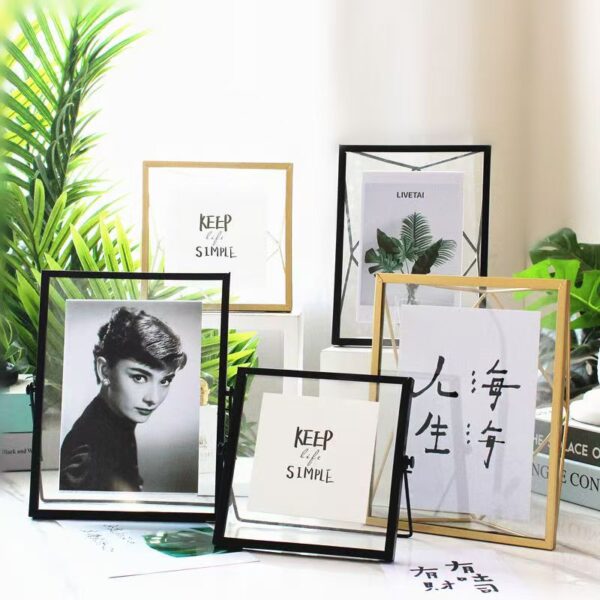 Custom premium creative modern metal picture frame display