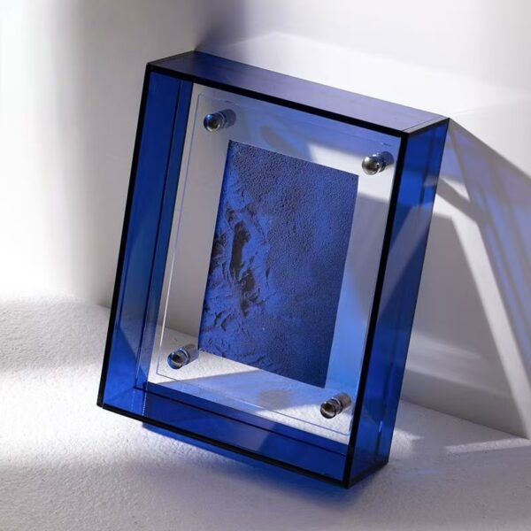 Creative transparent colored acrylic frame for modern display