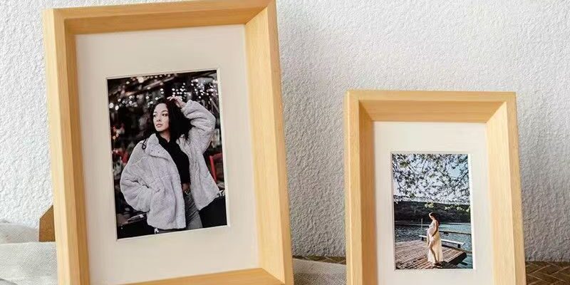 Custom wooden picture frame for living room and bedroom décor