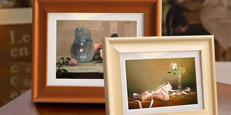 Custom wooden frame for bedroom tabletop and wall-mounted décor