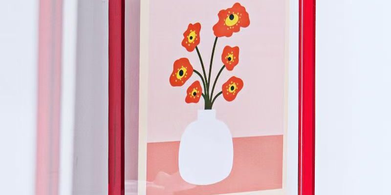 Luxury creative acrylic frame for wall and desktop display