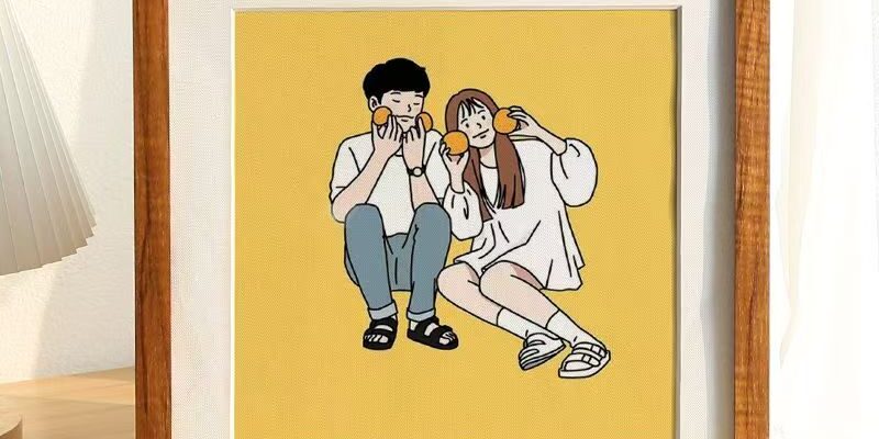 Best-selling Nordic indoor minimalist wood picture frame