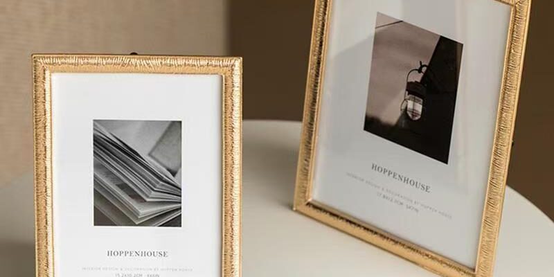 Nordic minimalist personalized metal picture frame décor