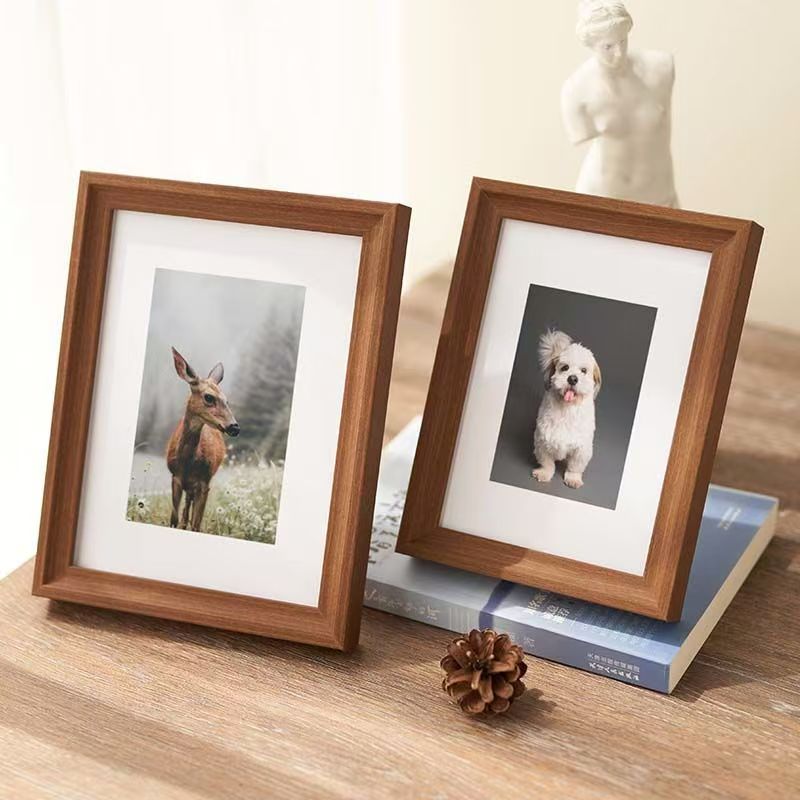 Nordic minimalist solid wood frame for stylish home décor