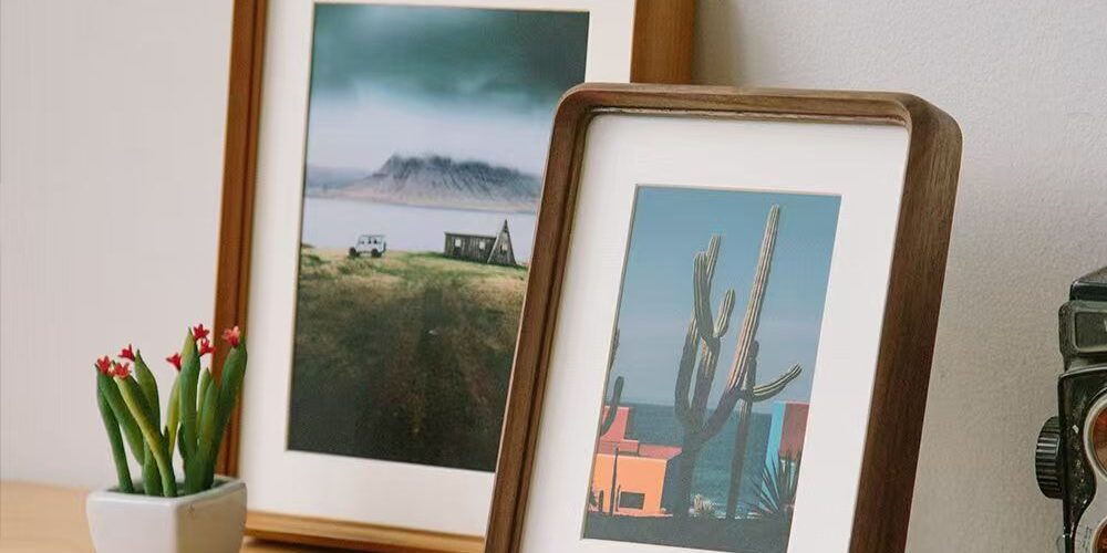 Premium solid wood picture frame for office and study décor